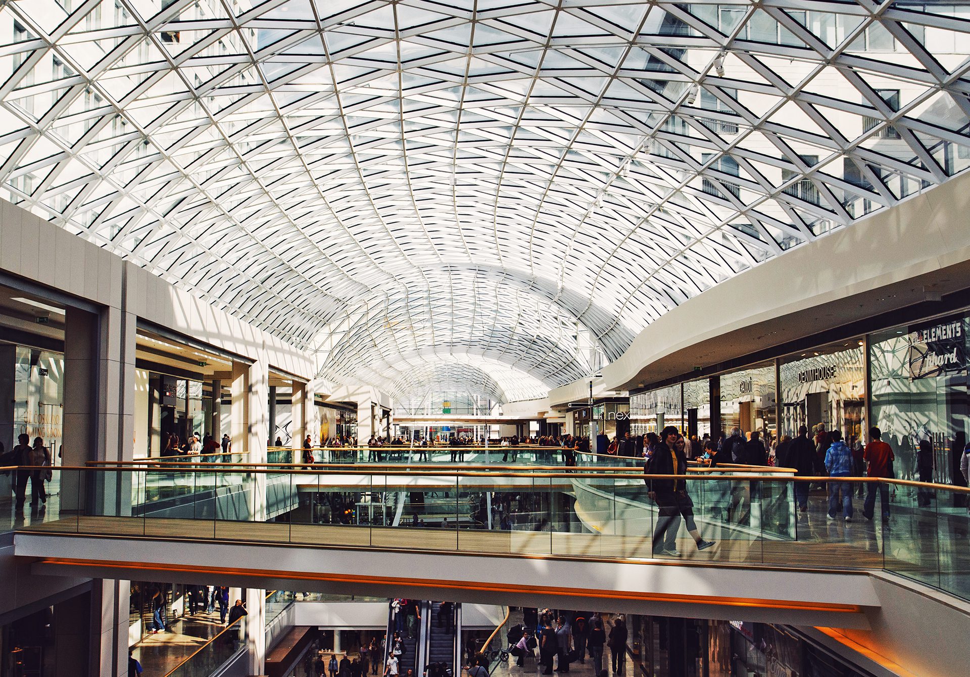 Safety & Security Window Film — Glass Atrium