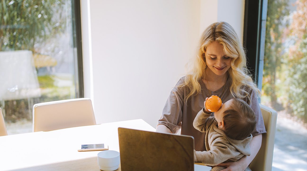 Woman enjoying safe, UV-protected home with Trident window film
